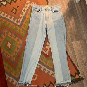 Baldwin Straight Leg Two Tone Denim